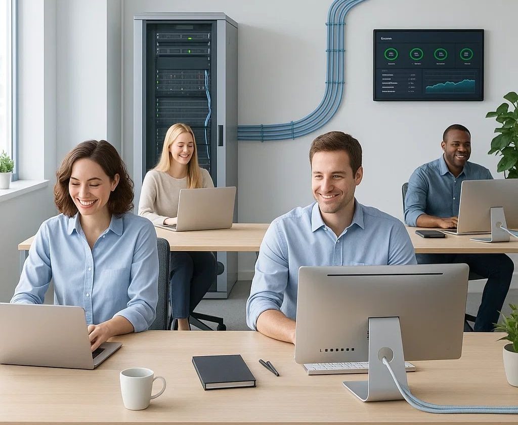 People in a meeting
